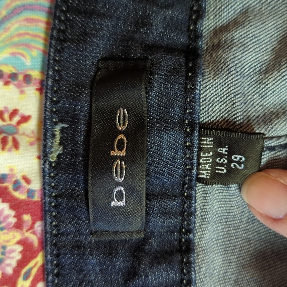 bebe 29 Crop pants ladies denim - Picture 2 of 9
